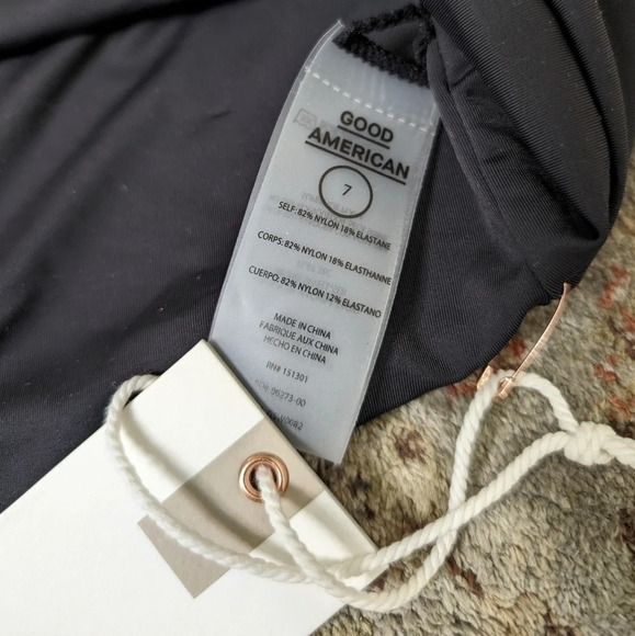 Moving Sale! 💘 Good American Black Better Band Top Bikini Swim - Picture 5 of 7